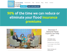 Tablet Screenshot of nationalfloodexperts.com